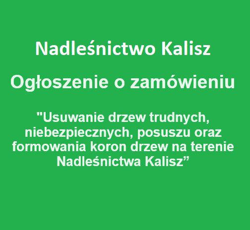 Ogłoszenie o zamówieniu