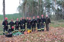 Ćwiczenia ratownictwa wysokościowego Państwowej Straży Pożarnej