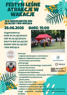 festyn "Leśne atrakcje w wakacje"